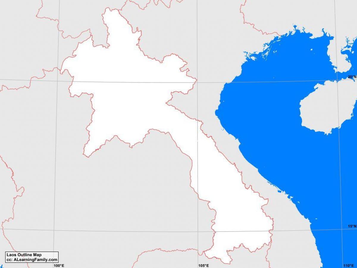 Mapa ng laos balangkas