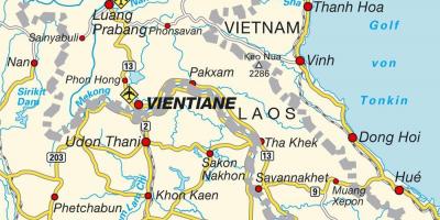 Mga paliparan sa laos mapa