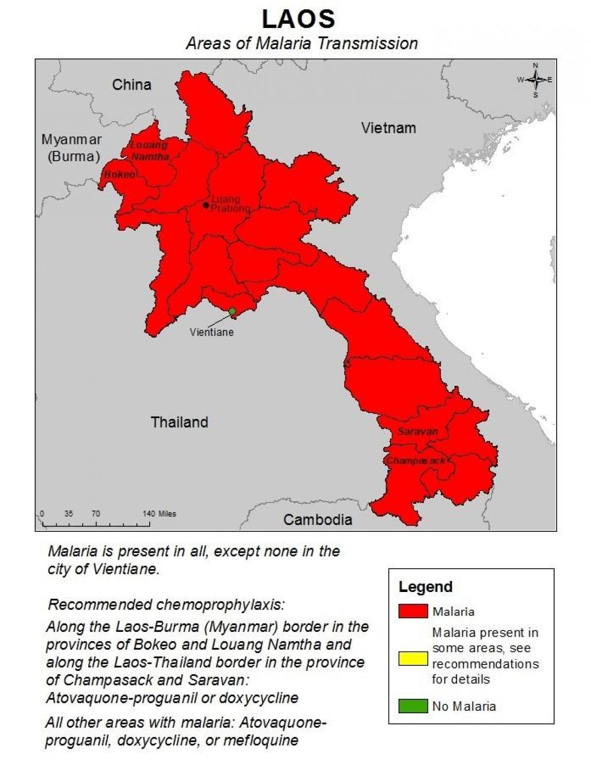 Mapa ng laos malarya 