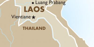 Mapa ng kabisera ng laos 