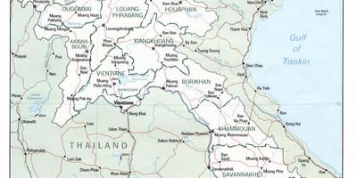 Mapa ng laos paglalakbay