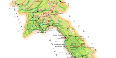 Mapa ng pisikal na laos 