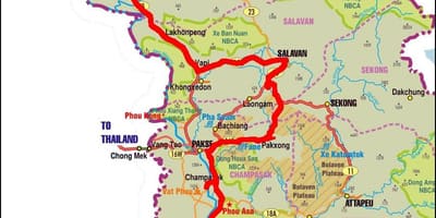 Mapa ng savannakhet laos