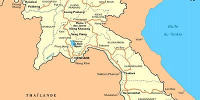 Mapa ng southern laos
